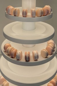 Wielopoziomowa patera deserowa Luna Macaron 9 na makaroniki