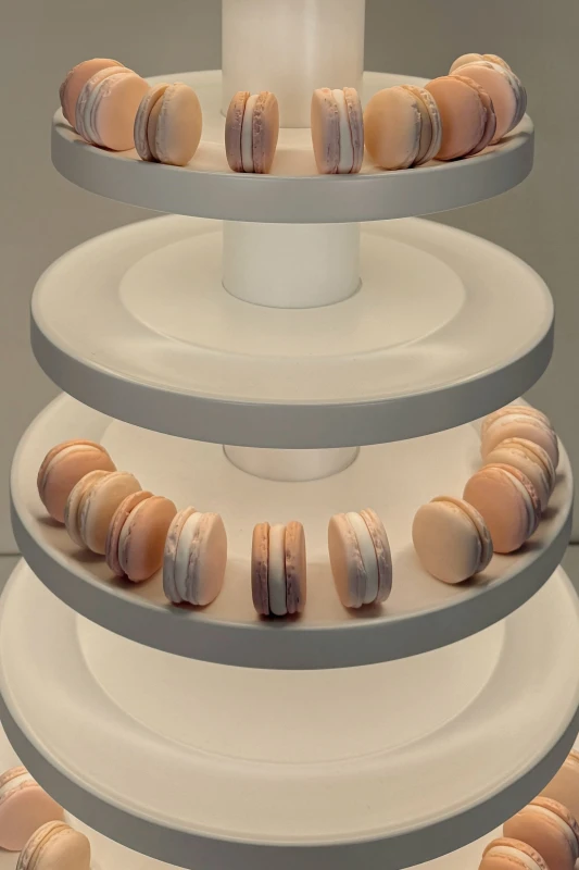 Wielopoziomowa patera deserowa Luna Macaron 9 na makaroniki
